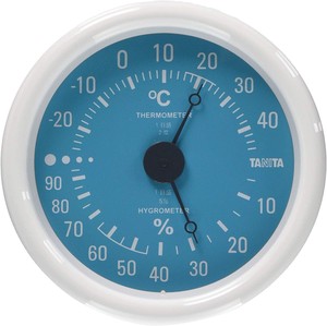 タニタ(TANITA) 〈温湿度計〉アナログ温湿度計 TT-515-BL(ブルー)