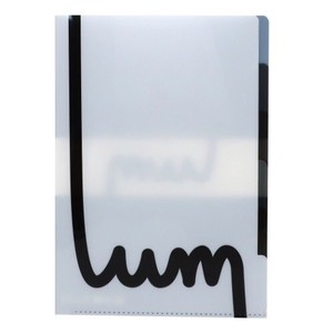 【ポケットファイル】UUUM ウーム/5インデックスA4クリアファイル/ロゴ