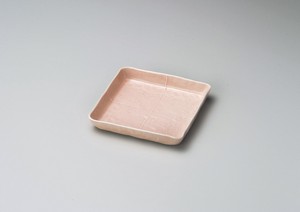 ピンク取皿【日本製　磁器】