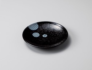 丸小紋丸5.0皿【日本製　磁器】