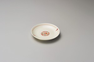 赤絵みのり4.0皿【日本製　強化器】