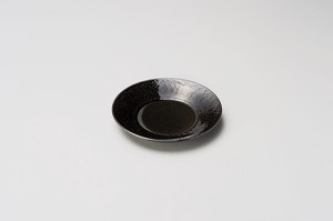 アメ織部石目5.0皿【日本製　強化磁器】