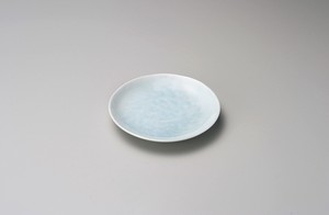 青白磁岩清水5.0皿【日本製　磁器】