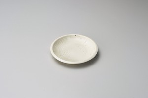 白マットくくりて4.0皿【日本製　磁器】