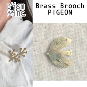 Brass Brooch　PIGEON