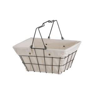 [Abite] Wire Fabric Basket