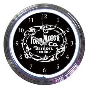 EO FORD Neon Clock/Watch American