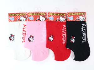 LL Hello Kitty Embroidery Character Sneaker length Socks Kids size