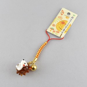 [ガラス細工]森の動物はりねずみ根付け