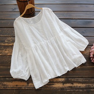 T-shirt Cotton Linen Ladies' NEW