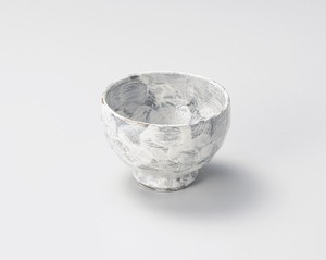 白刷毛タタキ 高台小鉢【日本製　陶器】