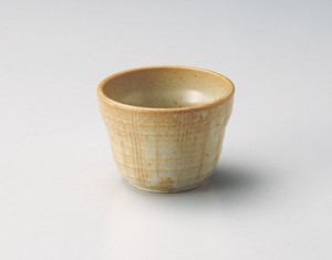 彫十草志野小鉢【日本製　陶器】