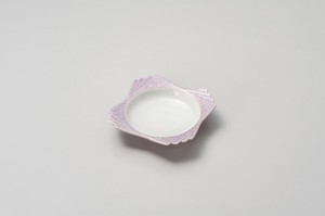 紫白吹 四ッ重ね 小鉢【日本製　磁器】