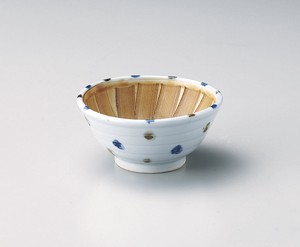 水玉3.8深口スリ鉢【日本製　陶器】