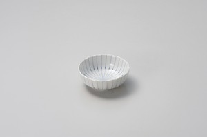 Side Dish Bowl Porcelain Stripe Made in Japan