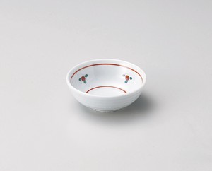 赤小花3.0鉢【日本製　磁器】