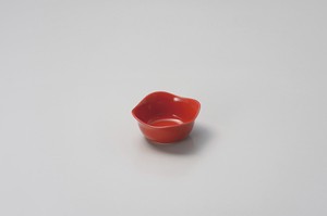 Side Dish Bowl Red Porcelain Made in Japan