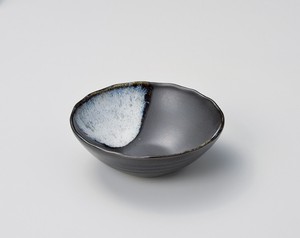 融雪 丸盛鉢 （中）【日本製　陶器】