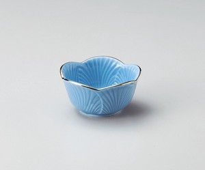 渕金トルコ葉型2.8小鉢【日本製　強化磁器】