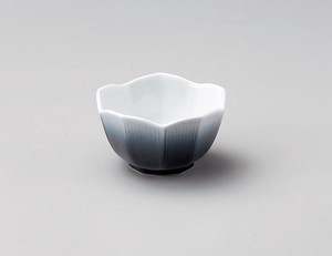 藍彩桔梗型小鉢（小）【日本製　強化磁器】