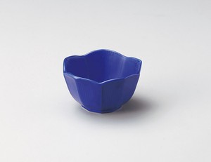 ルリ桔梗型3.0小鉢【日本製　強化磁器】