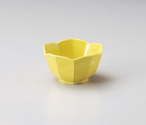 黄十角小鉢（大）【日本製　強化磁器】