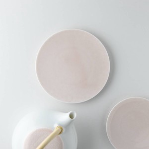 深山(miyama.) casane te-かさね茶器- 菓子皿 桜柄・桃釉[日本製/美濃焼/和食器]