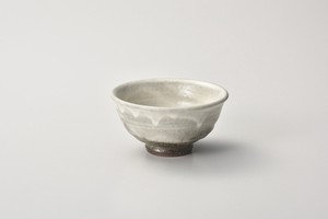 灰釉粉引めし碗（大）【日本製　信楽焼　陶器】