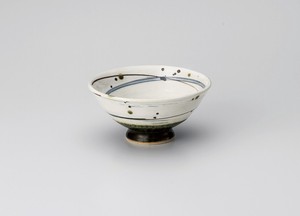 織部乱線茶碗【日本製　陶器】