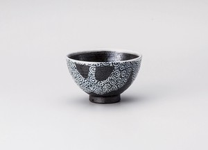 化粧流渦茶碗【日本製　陶器】