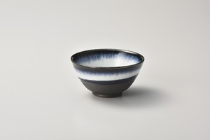 ゴス流し貫入 茶碗（小）【日本製　陶器】