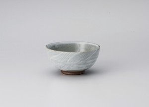 白粉引茶碗【日本製　陶器】