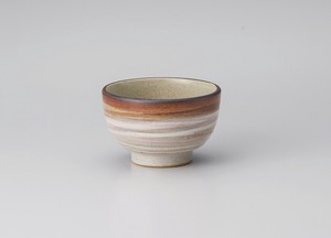 赤志野丸碗【日本製　陶器】