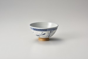 Rice Bowl Porcelain Checkered Made in Japan