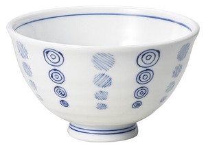 うず丸白磁かる大茶碗【日本製　陶器】