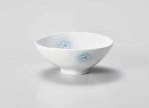 Rice Bowl Porcelain Blue L size Made in Japan