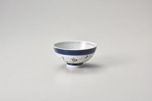 青帯唐草茶碗【日本製　強化磁器】
