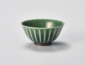 饭碗 绿色 11.5cm 日本制造