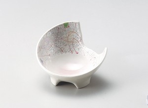 小钵碗 陶器 粉色 日本制造