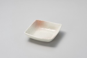 桜吹クシ目 角5.0鉢【日本製　陶器】
