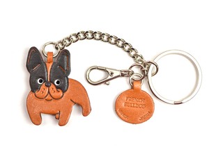Key Ring Key Chain Craft French Bulldog Dog Made in Japan