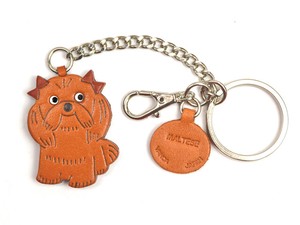 Key Ring Key Chain Craft Dog Made in Japan