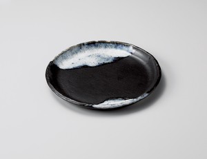 融雪 7寸丸皿【日本製　陶器】