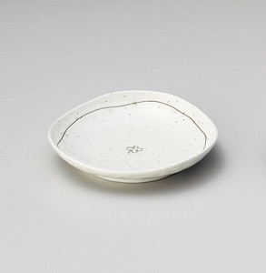 四つ葉6.0皿【日本製　磁器】