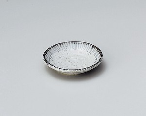 細十草3.0丸皿【日本製　陶器】