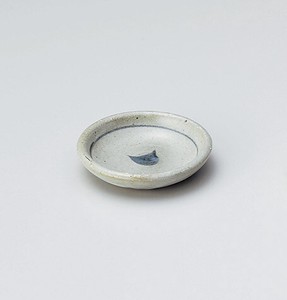 土物筋点字3.0皿【日本製　陶器】