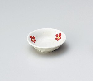 赤絵梅3.0深皿【日本製　陶器】