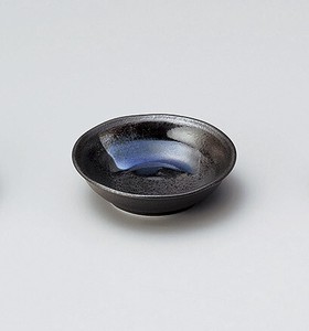 黒水晶3.0深皿【日本製　磁器】