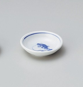 フグ厚口3.0皿【日本製　磁器】