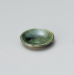 織部豆皿【日本製　陶器】